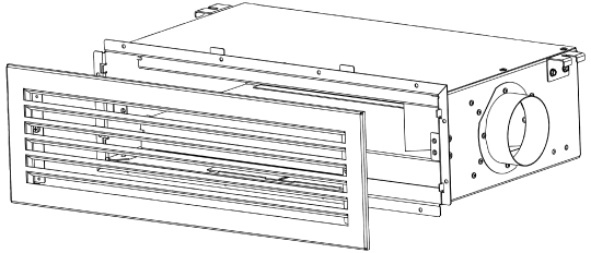 Hotel diffuser with sound attenuator