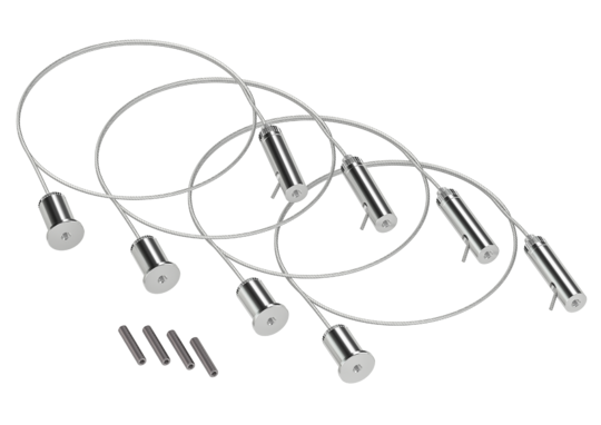 Wire cable suspension kit