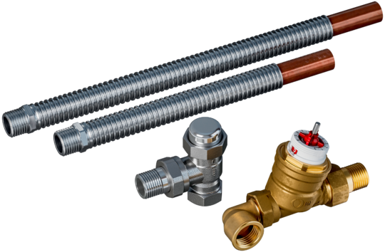 Differential pressure-independent valve kit