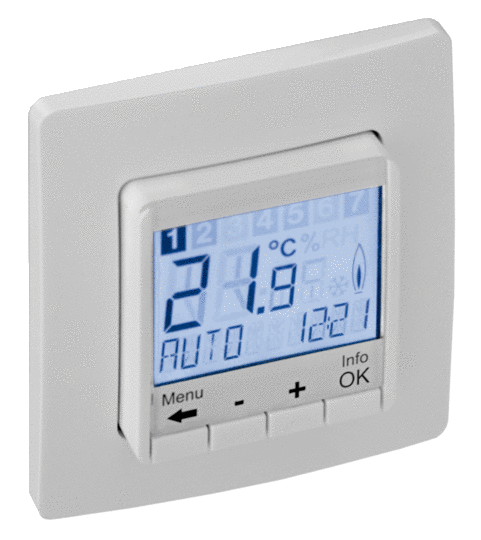 Clock thermostat