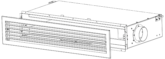 Hotel diffuser with sound attenuator