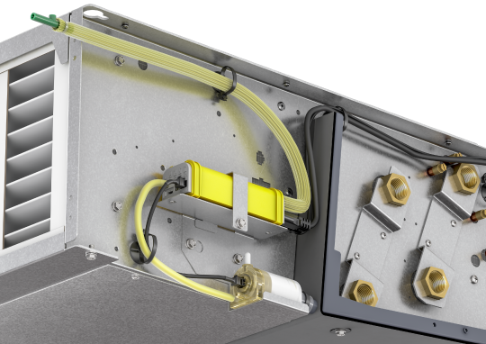 Connection kit for condensation pump