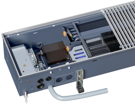 Fitting kit for natural condensate drain