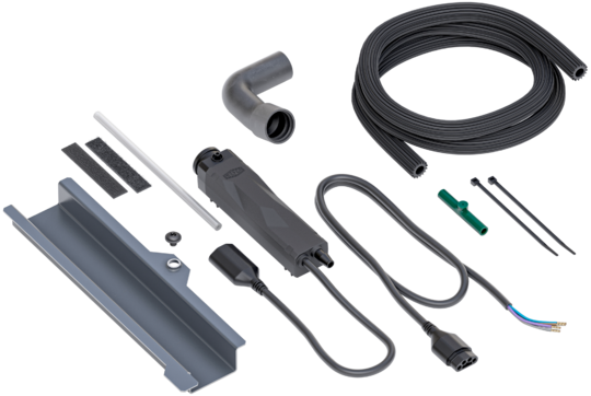 Connection kit for condensation pump