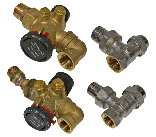 Differential pressure-independent valve kit