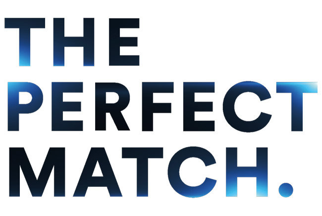 ‘The Perfect Match’ lettering